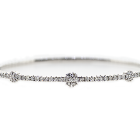 14KW Diamond Bangle Bracelet