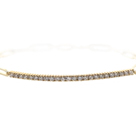 14KY Gold and Diamond Bracelet